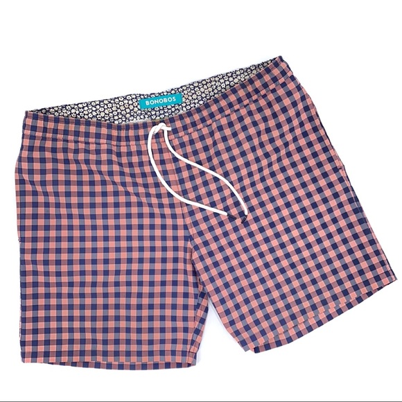 Bonobos Other - Bonobos checkered gingham swim trunks shorts
